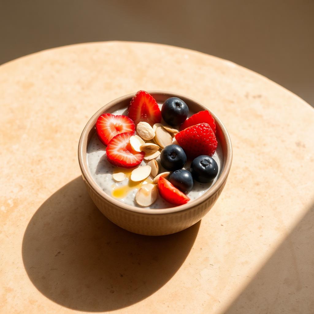 Berry Almond Chia Pudding